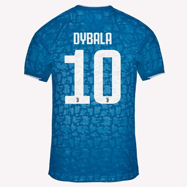 Camiseta Juventus NO.10 Dybala Tercera equipación 2019-2020 Azul